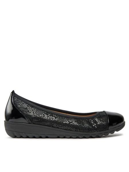 Caprice Baleriny 9-22103-41 Czarny. Czarne baleriny damskie Caprice, bez wzorów, bez obcasa. Za 349.99 zł.