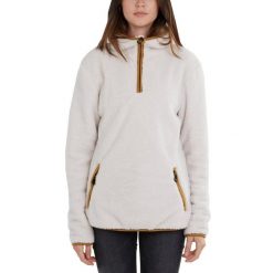 Bluza damska Fundango Olivia Pile z kapturem. Brązowe bluzy damskie Fundango, l, bez wzorów, z materiału, z kapturem. Za 339.90 zł.