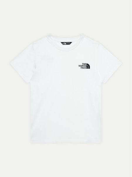 The North Face T-Shirt Simple Dome NF0A8DRP Biały Regular Fit. Białe t-shirty dla chłopców The North Face, bez wzorów, z syntetyku, bez ramiączek. Za 69.99 zł.