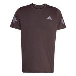 Koszulka adidas Climacool Iconic. Brązowe koszulki sportowe męskie Adidas, bez wzorów, bez kołnierzyka, bez ramiączek, do biegania, climacool (adidas). Za 164.50 zł.