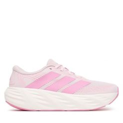 Buty do biegania adidas. Czerwone obuwie sportowe damskie Adidas, bez wzorów, do biegania. Za 239.99 zł.