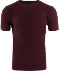 T-shirt m19ski Jimmy Sanders Zetico bordowy. Czerwone t-shirty męskie Erima, m, z aplikacjami, z bawełny, eleganckie, bez kołnierzyka. Za 49.28 zł.