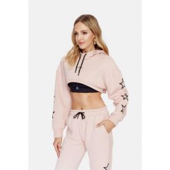 Bluza fitness damska Cardio Bunny Stars. Czarne bluzy damskie Cardio Bunny, l, bez wzorów, bez kaptura. Za 119.00 zł.