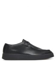 Calvin Klein Półbuty Hybrid Cup Wallabee Lth HM0HM02062 Czarny. Czarne półbuty na co dzień męskie Calvin Klein, ze skóry, bez zapięcia. Za 529.99 zł.
