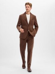 Finshley & Harding Garnitur Mężczyźni Modern Fit Sztruks brązowy, 56. Brązowe garnitury męskie Finshley & Harding, bez wzorów, ze sztruksu, biznesowe. Za 1,199.95 zł.