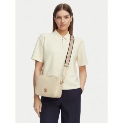 Torebka U.S. Polo Assn. Brązowe listonoszki damskie U.S. Polo Assn., bez wzorów, bez dodatków. Za 124.99 zł.