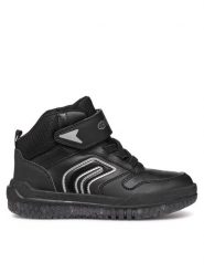 Geox Sneakersy J Buzzerlight Boy J46MCA 05411 C9999 M Czarny. Czarne buty sportowe chłopięce Geox, bez wzorów, ze skóry, bez zapięcia. Za 219.99 zł.