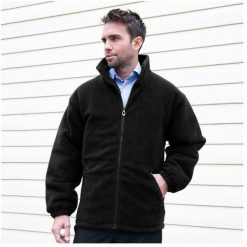 Męska Bluza Polarowa Core Polartherm. Czarne bluzy męskie RESULT, na zimę, m, bez wzorów, z materiału, bez kaptura. Za 192.99 zł.