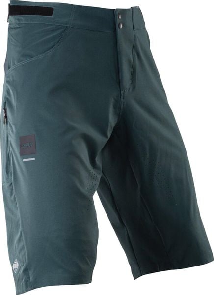 Spodenki rowerowe męskie Leatt MTB Trail 3.0 Liner spruce green. Zielone szorty męskie LEATT, m, bez wzorów, z elastanu. Za 449.99 zł.