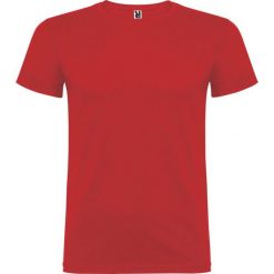 Męska Koszulka Z Krótkim Rękawem Beagle. Czerwone koszulki sportowe męskie ROLY, m, bez wzorów, bez kołnierzyka, bez ramiączek, trekkingowe. Za 30.99 zł.