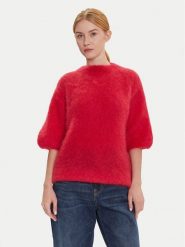 Dixie Sweter M277Y101A Czerwony Relaxed Fit. Czerwone swetry damskie Dixie, m, bez wzorów, z syntetyku, bez kołnierzyka, bez ramiączek, bez kaptura. Za 579.99 zł.