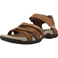Sandały TEVA W TIRRA Jasnobrązowy. Brązowe sandały damskie Teva, bez wzorów, ze skóry, bez obcasa, bez zapięcia. Za 347.99 zł.