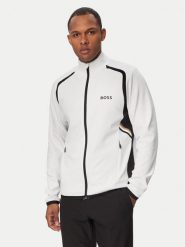 BOSS Bluza Spin 50554402 Biały Regular Fit. Białe bluzy męskie Boss, m, bez wzorów, z syntetyku, bez kaptura. Za 999.99 zł.