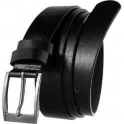 Pasek czarny unisex Cavaldi BOM-P2-130 BLACK. Czarne paski damskie 4U Cavaldi, bez wzorów, ze skóry ekologicznej. Za 14.99 zł.