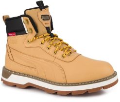 Męskie buty sportowe trapery wysokie ocieplane brązowe PURETEX PUMA DESIERTO. Brązowe śniegowce i trapery męskie Puma, na zimę, z materiału, sportowe, za kostkę, bez zapięcia. Za 279.00 zł.