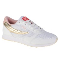 Buty do chodzenia damskie, Fila Orbit F Low Wmn. Białe obuwie sportowe damskie Fila, bez wzorów, z gumy, trekkingowe. Za 179.99 zł.