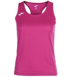 Tank top do biegania dla dziewczyn Joma Siena II. Czerwone t-shirty i topy dla dziewczynek Joma, bez wzorów, bez ramiączek. Za 50.99 zł.