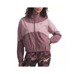 Kurtka dresowa Under Armour RIVAL WOVEN. Czerwone kurtki damskie Under Armour, s, bez wzorów, z dresówki, bez kaptura. Za 352.65 zł.