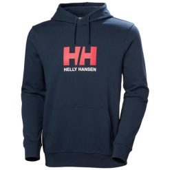 Bluza z kapturem Helly Hansen Logo. Niebieskie bluzy męskie Helly Hansen, m, bez wzorów, z kapturem. Za 388.00 zł.