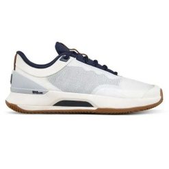 Damskie buty do tenisa Wilson Intrigue Tour CLC. Niebieskie obuwie sportowe damskie Wilson, bez wzorów, z gumy, do biegania. Za 595.75 zł.