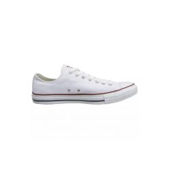 Buty do chodzenia Trampki Unisex Converse Chuck Taylor All Star Ox. Białe trampki męskie Converse, bez wzorów, z materiału, retro, bez zapięcia. Za 318.58 zł.