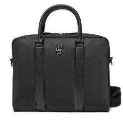 Torba na laptopa BOSS. Czarne torby na laptopa męskie Boss, bez wzorów. Za 1,019.00 zł.