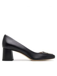 Aigner Półbuty Grazia 25D 1251140 Czarny. Czarne półbuty damskie Aigner, bez wzorów, ze skóry, bez obcasa, na obcasie, bez zapięcia. Za 829.99 zł.