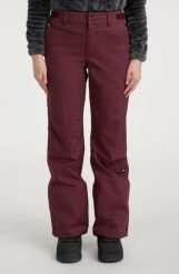 Spodnie O'Neill STAR MELANGE PANTS Kobiety Windsor Wine. Czerwone spodnie materiałowe damskie O'Neill, xs, bez wzorów, z materiału, retro, narciarskie. Za 648.55 zł.