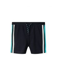 NAME IT Szorty kąpielowe Zanas 13213882 Granatowy Regular Fit. Niebieskie kąpielówki dla chłopców Name it, bez wzorów, z syntetyku. Za 59.99 zł.