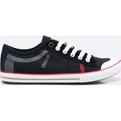 Big Star - Tenisówki. Czarne trampki męskie Big Star, bez wzorów, z gumy, retro, bez zapięcia. W wyprzedaży za 59.90 zł.