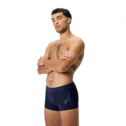 Spodenki pływackie męskie Speedo Solid Boom Aquashort. Niebieskie krótkie spodenki sportowe męskie Speedo, m, bez wzorów, na fitness i siłownię. Za 203.99 zł.
