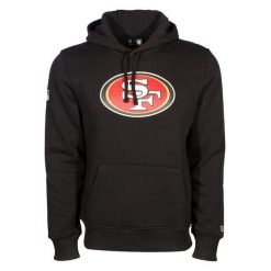 Bluza z kapturem San Francisco 49ers NFL. Czarne bluzy męskie New Era, m, bez wzorów, z kapturem. Za 293.50 zł.