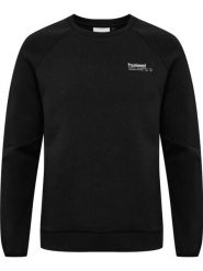 Bluza z okrągłym dekoltem Hummel Tech Fleece Regular. Czarne bluzy damskie Hummel, na jesień, m, bez wzorów, z bawełny, bez kaptura. Za 285.80 zł.