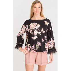 SWETER TWINSET. Czarne swetry damskie Twinset, l, bez wzorów, z bawełny, bez kołnierzyka, bez ramiączek, bez kaptura. Za 551.40 zł.