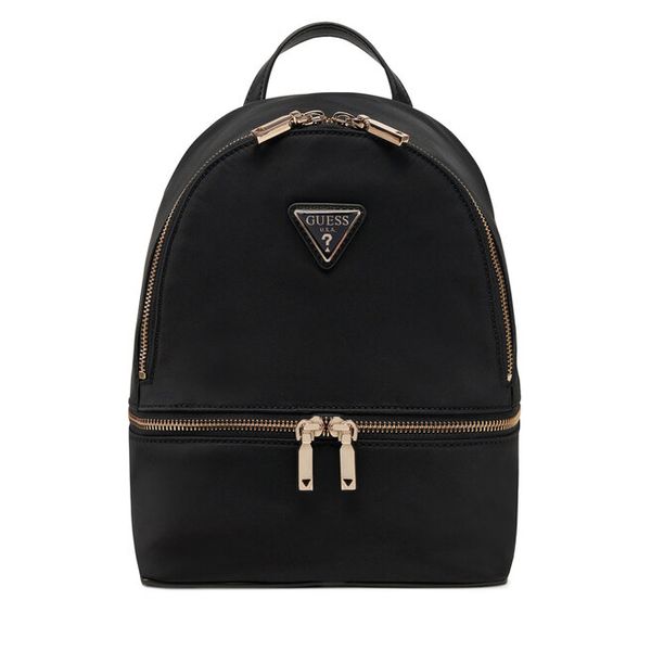 Plecak Guess. Czarne plecaki damskie Guess, z aplikacjami. Za 449.99 zł.
