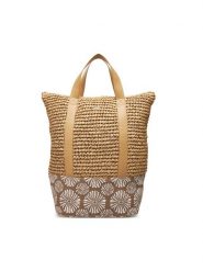 Roxy Torebka Beach Lover ERJBP04846 Beżowy. Brązowe torebki do ręki damskie Roxy, bez wzorów, z tworzywa sztucznego, bez dodatków. Za 139.99 zł.