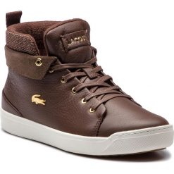 Sneakersy LACOSTE - Explorateur Classic3181Caw 7-36CAW00052C3 Brw/Off White. Brązowe półbuty damskie Lacoste, bez wzorów, z materiału, bez obcasa, na płaskiej podeszwie, bez zapięcia. W wyprzedaży za 339.00 zł.