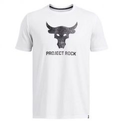 Koszulka sportowa męska Under Armour Pjt Rc Brahma Bull Ss. Białe koszulki sportowe męskie Under Armour, m, bez wzorów, bez kołnierzyka, bez ramiączek. Za 214.00 zł.