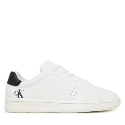 Sneakersy Calvin Klein. Białe trampki i tenisówki chłopięce Calvin Klein, bez wzorów, bez zapięcia. Za 239.99 zł.