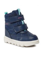 Geox Śniegowce B Willaboom Girl B A B365AE 0FU54 C4002 S Granatowy. Niebieskie buty zimowe dziewczęce Geox, z materiału, bez zapięcia. Za 349.99 zł.