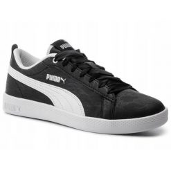 Buty na co dzień damskie PUMA SMASH V2 SUMMER PAC zdobione. Czarne obuwie sportowe damskie Puma, z aplikacjami, trekkingowe. Za 172.00 zł.