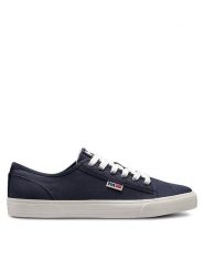 Helly Hansen Tenisówki Fjord Canvas 2 11916 Granatowy. Niebieskie trampki męskie Helly Hansen, bez wzorów, z materiału, bez zapięcia. Za 179.99 zł.