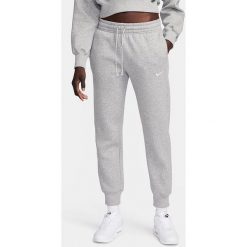 Damskie spodnie przytulny komfort W NSW PHNX FLC MR PANT STD. Szare spodnie materiałowe damskie Nike, s, bez wzorów, z bawełny. Za 281.25 zł.