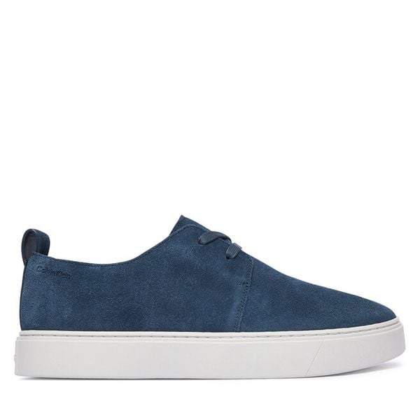 Półbuty Calvin Klein. Niebieskie półbuty na co dzień męskie Calvin Klein, bez zapięcia. Za 462.99 zł.