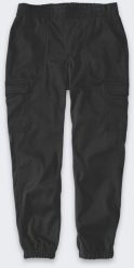 Carhartt Damskie Spodnie Carhartt Twill Jogger Black. Czarne spodnie sportowe damskie Carhartt, bez wzorów. Za 333.90 zł.