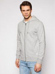 Jack & Jones Bluza Basic 12181901 Szary Regular Fit. Szare bluzy męskie Jack & Jones, m, bez wzorów, z bawełny, bez kaptura. Za 149.99 zł.