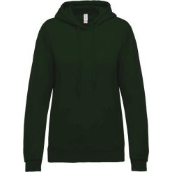Bluza damska z kapturem Kariban. Czerwone bluzy damskie KARIBAN, m, bez wzorów, z bawełny, z kapturem. Za 144.00 zł.