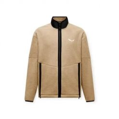 Bluza sportowa męska Salewa Fanes. Brązowe bluzy męskie Salewa, l, bez wzorów, z materiału, bez kaptura. Za 564.00 zł.