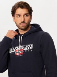 Napapijri Bluza B-Alymer NP0A4I1D Granatowy Regular Fit. Niebieskie bluzy męskie Napapijri, m, bez wzorów, z bawełny, bez kaptura. Za 329.99 zł.