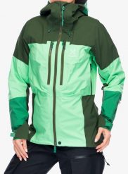 Kurtka GORE TEX damska Haglofs Spitz GTX PRO Jacket. Zielone kurtki damskie Haglöfs, l, bez wzorów, z gore-texu, bez kaptura. Za 1,099.00 zł.